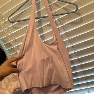 Lululemon Athletica Strawberry Milkshake Halter Tank Top